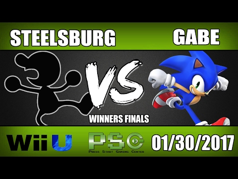 Steelsburg (Mr. Game and Watch) vs Gabe (Sonic) - Wii U Winners Finals - S4M