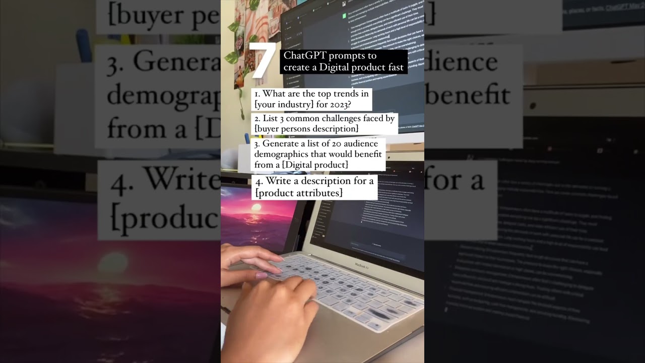 Unlock the power of ChatGPT for lightning-fast digital product creation with these 7 super-effective