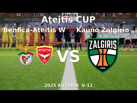FA "Benfica-Ateitis" white — Kauno Žalgirio futbolo akademija | I | U-11