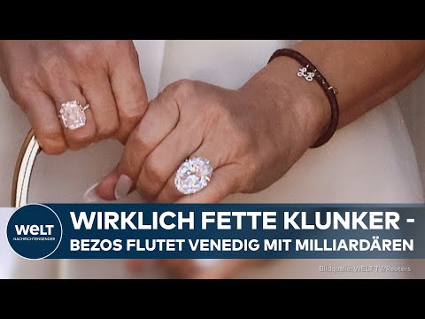 VENEDIG IM AUSNAHMEZUSTAND: Mega-Hochzeit steigt - Bezos und Sanchez schippern in den Hafen der Ehe