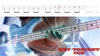 Download lagu Hey Tonight by CCR - Bass Cover with Tabs Play-Along mp3