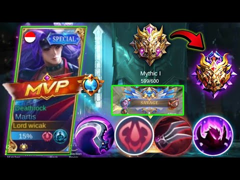 MARTIS FULL META BURST DMG HACK! TRY THIS NEW BROKE PERFECT BUILD AND EMBLEM FOR LIFESTEAL MLBB 2022