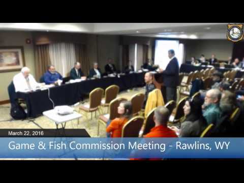 WGF Commission Meeting 3/22/16 Afternoon  Edition