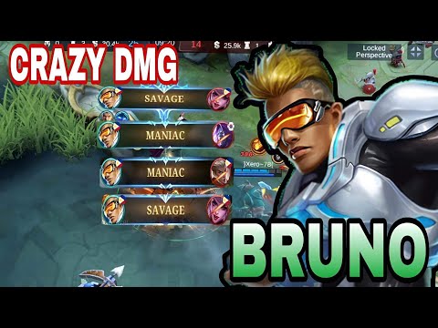 2X MANIAC + 2X SAVAGE!!!BRUNO BEST BUILD AND EMBLEM (ASSASIN)2023