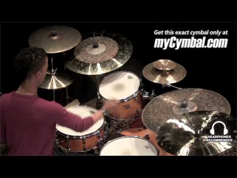Meinl 12" Byzance Dark Prototype Splash Cymbal - Played by Ramon Sampson (MPT-B12DAS-1022312G)