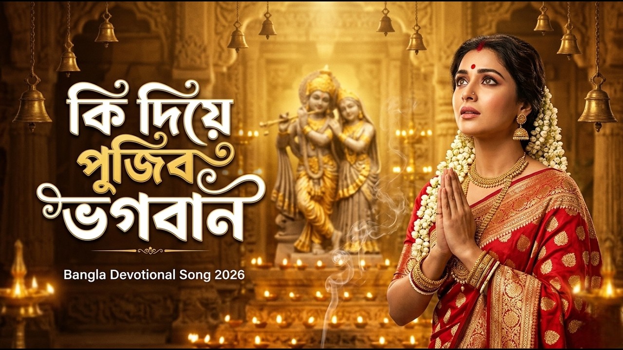 কি দিয়ে পূজিব ভগবান 🙏 | Ki Diye Pujibo Vogoban | Bangla Devotional Song 2026