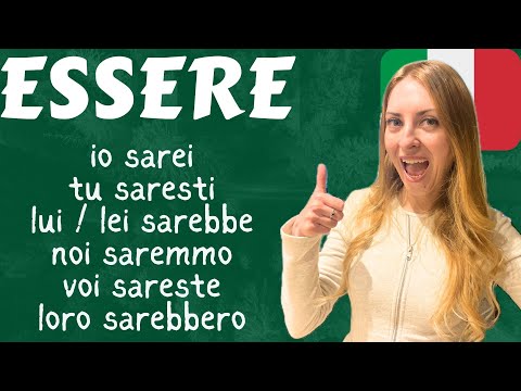 ESSERE - conjugation of the verb TO BE in Italian. LEARN ITALIAN