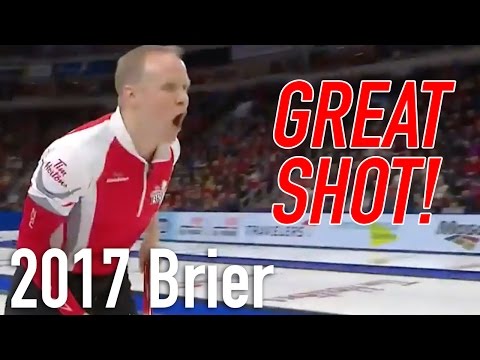 2017 Tim Hortons Brier - Mark Nichols (NL) triple takeout vs. Koe (CAN)