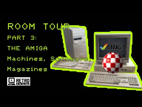 ROOM TOUR - Part 3: The AMIGA - Machines, Software, Magazines