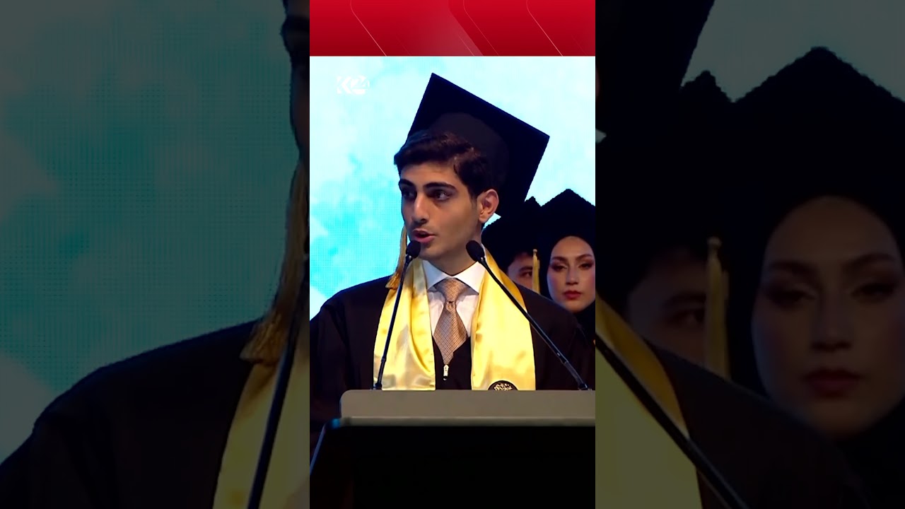 ڤیدیۆ | گوتاری بەرزین مەسرور بارزانی لە ئاھەنگی دەرچووانی قوتابخانەی شوەیفاتی نێودەوڵەتی