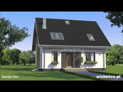 Projekt domu Sambor Eko - archeton.pl