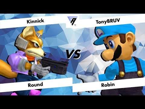 Frame Advantage 12 - Melee Singles - Round Robin - Kinnick (Sheik, Fox) vs TonyBRUV (Luigi)