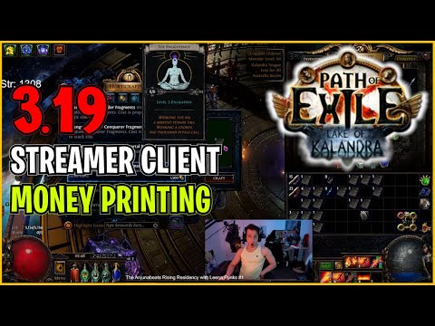 ⚡ POE 3.19 ⚡ Mathil1 - Streamer Client, Money Printing