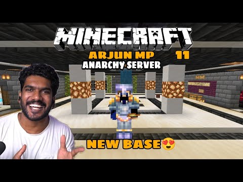 We Build The Best Base In @ArjunMPPlayz Anarchy Server|Minecraft|മലയാളം
