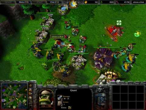 KoD vs x6tence 2v2s - Axslav & Strifeco vs Rob & Sword - Part 1 - Warcraft 3 English Commentary