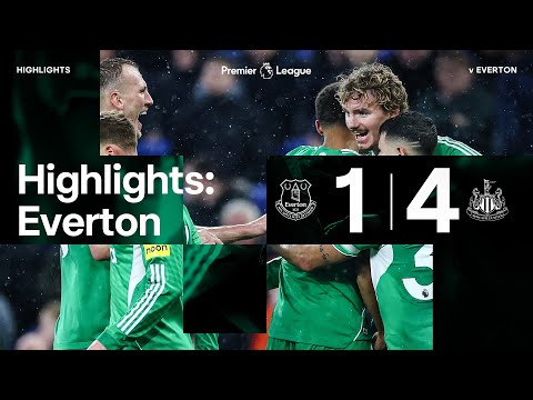 THIAW AT THE DOUBLE! Everton 1 Newcastle United 4 | Premier League Highlights