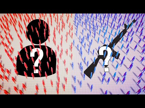 RANDOM UNIT ⚔️ Vs 🏹 RANDOM WEAPON TOURNAMENT / Totally Accurate Battle Simulator ( TABS )