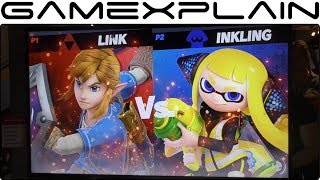 Super Smash Bros. Ultimate 1 vs 1 Gameplay - Inkling vs. Champion Link on Great Plateau Tower