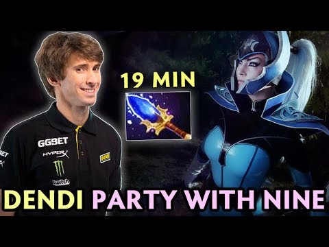 Dendi party with German STAR Nine — lets him mid