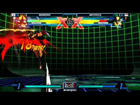 SEAM2013 UMVC3 Kazunoko vs ABM | Moca Winners Top 8