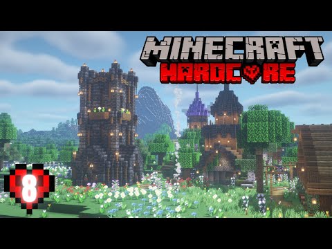 Minecraft 1.17 Hardcore Let's Play: New Brewing/Potions Tower Design! Episode 8