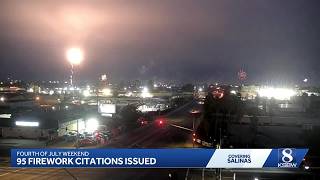Nearly 100 Salinas residents cited for illegal fireworks over July Fourth weekend