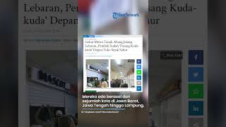 Jelang Lebaran Pembeli Sudah 'Pasang Kuda-kuda' Depan Toko Sejak Sahur Demi Belanja di Tanah Abang