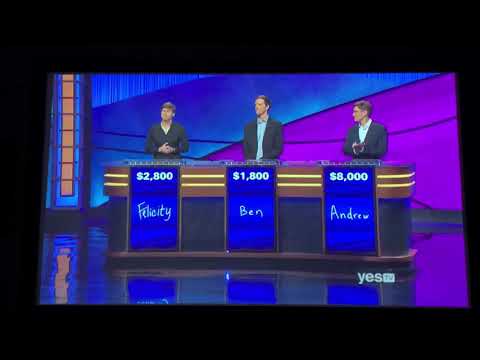 Double Jeopardy, Felicity Flesher Day 3 - 2nd Daily Double (4/20/20)