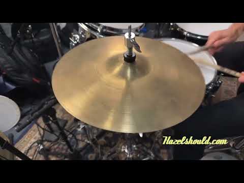THIN TOP Vintage Zildjian New Beat 14” Hihats ONLY 786 Over 1228 g Light Complex Amazing image 7