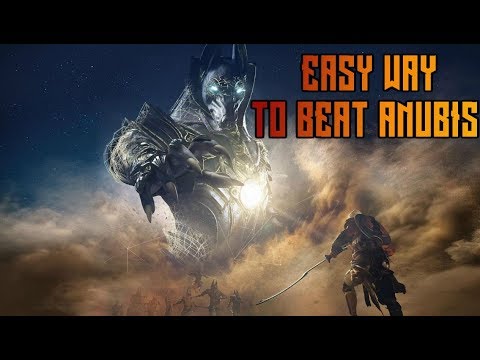 AC Origins | HOW TO EASILY BEAT THE TRIALS OF ANUBIS WITH ONLY 33% HEALTH!!! | TIPS | ANUBIS SWORD!!