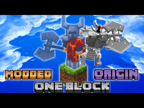 I Survived 100 Days In  ONEBLOCK MODDED SKYBLOCK in Minecraft Hardcore!