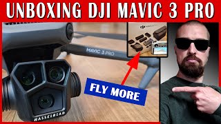 DJI Mavic 3 Pro DRONE UNBOXING 2023 | Fly More Combo incl. RC | First Impression | REVEAL everything
