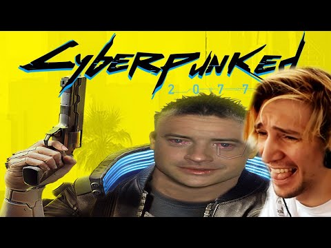 xQc Reacts to 'Cyberpunked 2077'