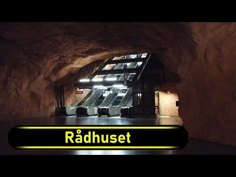 Metro| Tunnelbana Station Rådhuset - Stockholm 🇸🇪 - Walkthrough 🚶