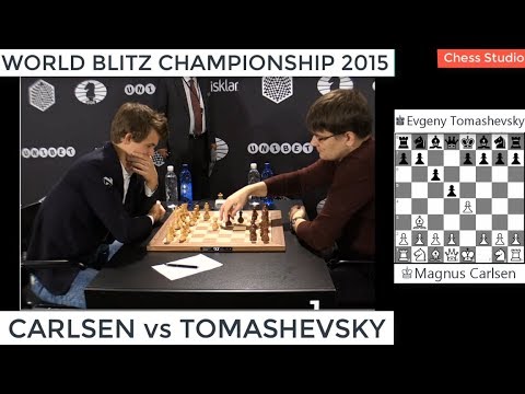 EXCITING PAWN ENDGAME!!! CARLSEN vs TOMASHEVSKY | WORLD BLITZ CHAMPIONSHIP 2015