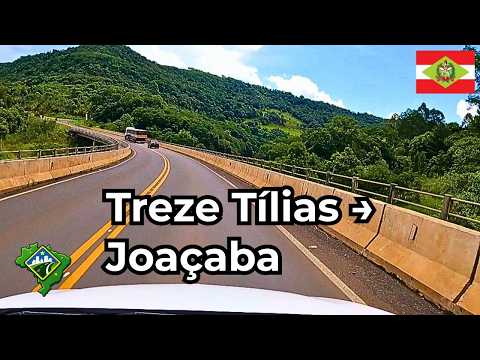 Treze Tílias → Joaçaba | Ligação Regional pelo Meio-Oeste Catarinense | SC-465 / SC-453