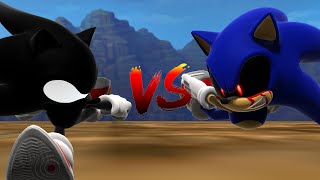 Dark Super Sonic V.S. Sonic.EXE - The Race [Animation] ソニック v. ソニック