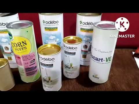 Four colour paper composite can, packaging type: box and bag...