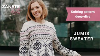 Patroon-diepgang: Jumis-trui van Zanete Knits