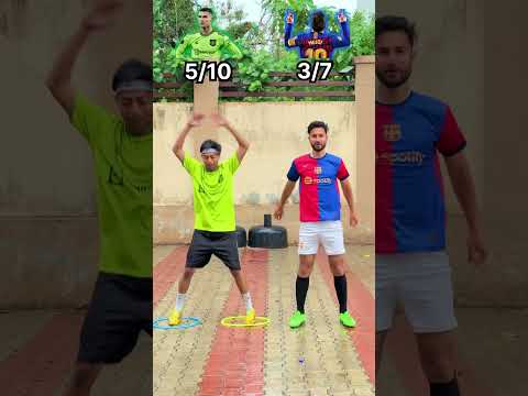 Jumping Jacks vs Squats ⚽🔥 | Ronaldo 🆚 Messi#football #soccer #ronaldo