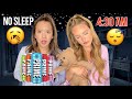 KAYLA KALLI PULL AN ALL NIGHTER EXTREME SLEEPOVER CHALLENGE