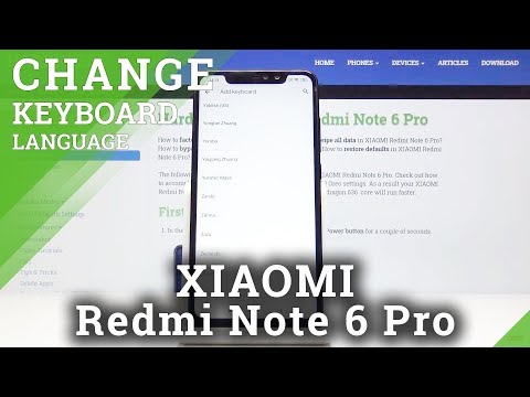 How to Change Keyboard Language in Xiaomi Redmi Note 6 Pro – Keyboard Settings