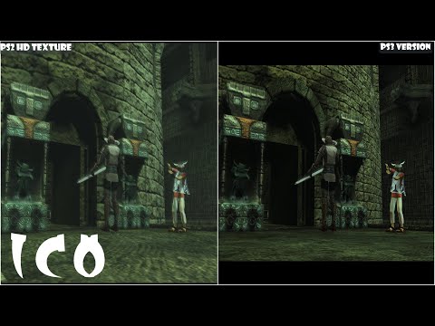 ICO 4K UHD Texture Pack Remaster Gameplay Showcase | PCSX2 1.7.4335 PS2 Emulator PC