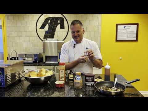 Chef's Dish On Fuji Pear Bread Pudding Caramel Bourbon Maple Glaze