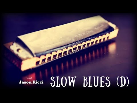 Slow Blues Jam | Sexy Guitar Backing Track (D)