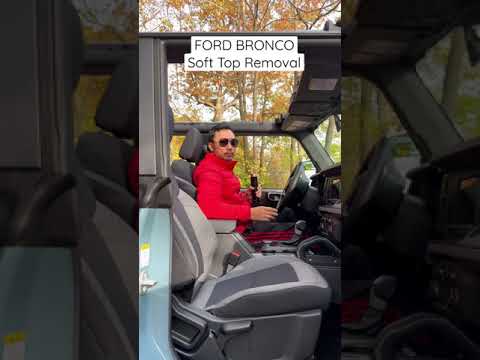 Ford Bronco Big Bend Soft Top Removal