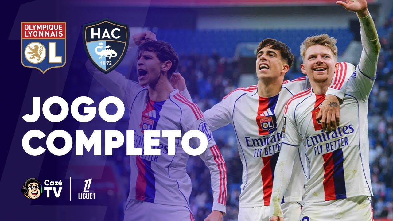 JOGO COMPLETO: LYON X LE HAVRE | LIGUE 1 2025/2026 | 16ª RODADA