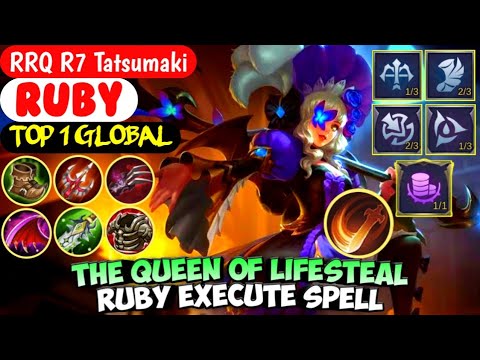 Ruby Execute Spell ! Top1Global Ruby (R7 Tatsumaki) - MOBILE LEGENDS