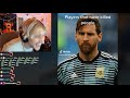 xQc Cries Laughing at Messi Killing A Kid...