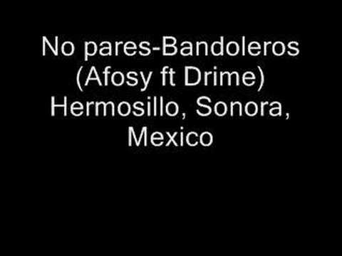 No pares-Afosy ft DRime-(Bandoleros, Letrasmayusculas)
